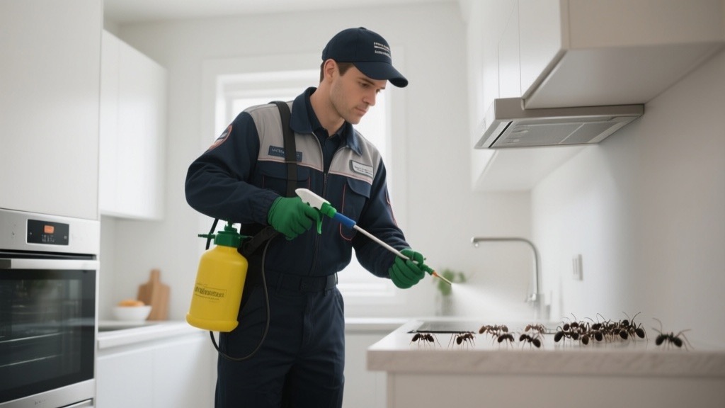 Pest control detail work in Erie